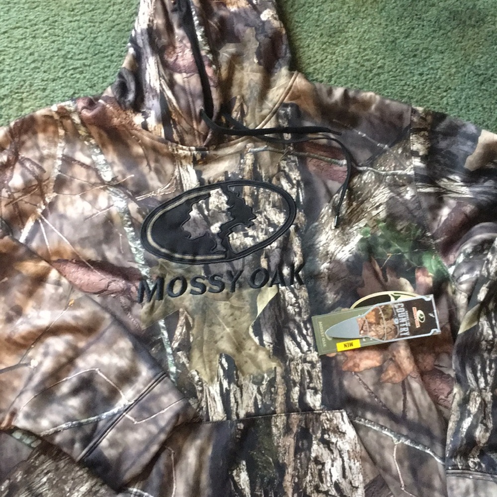 Men's mossy oak hoodie 2X